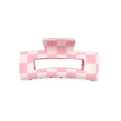 Chantria Pink Check Hairclip