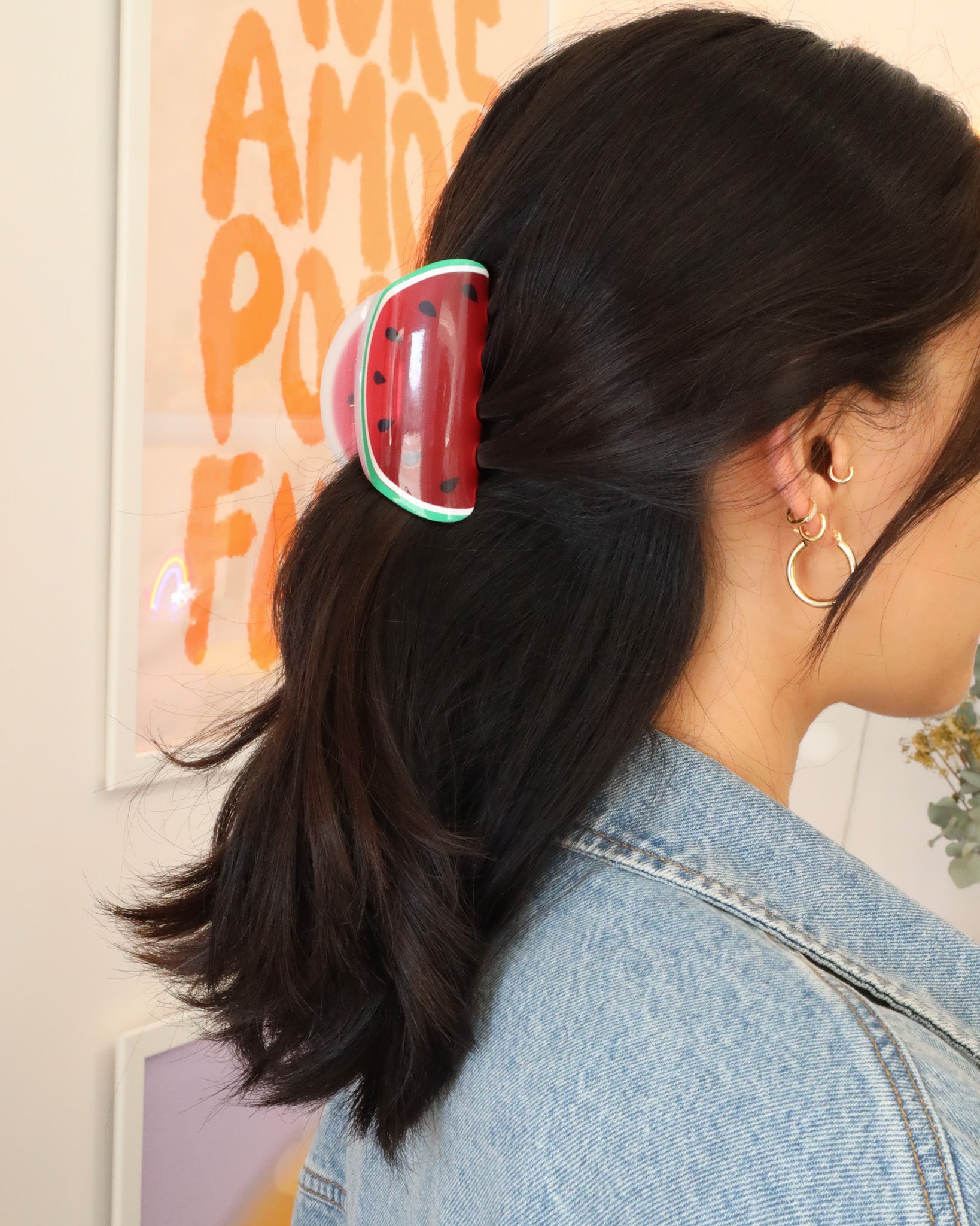 Fanny Watermelon Hairclip