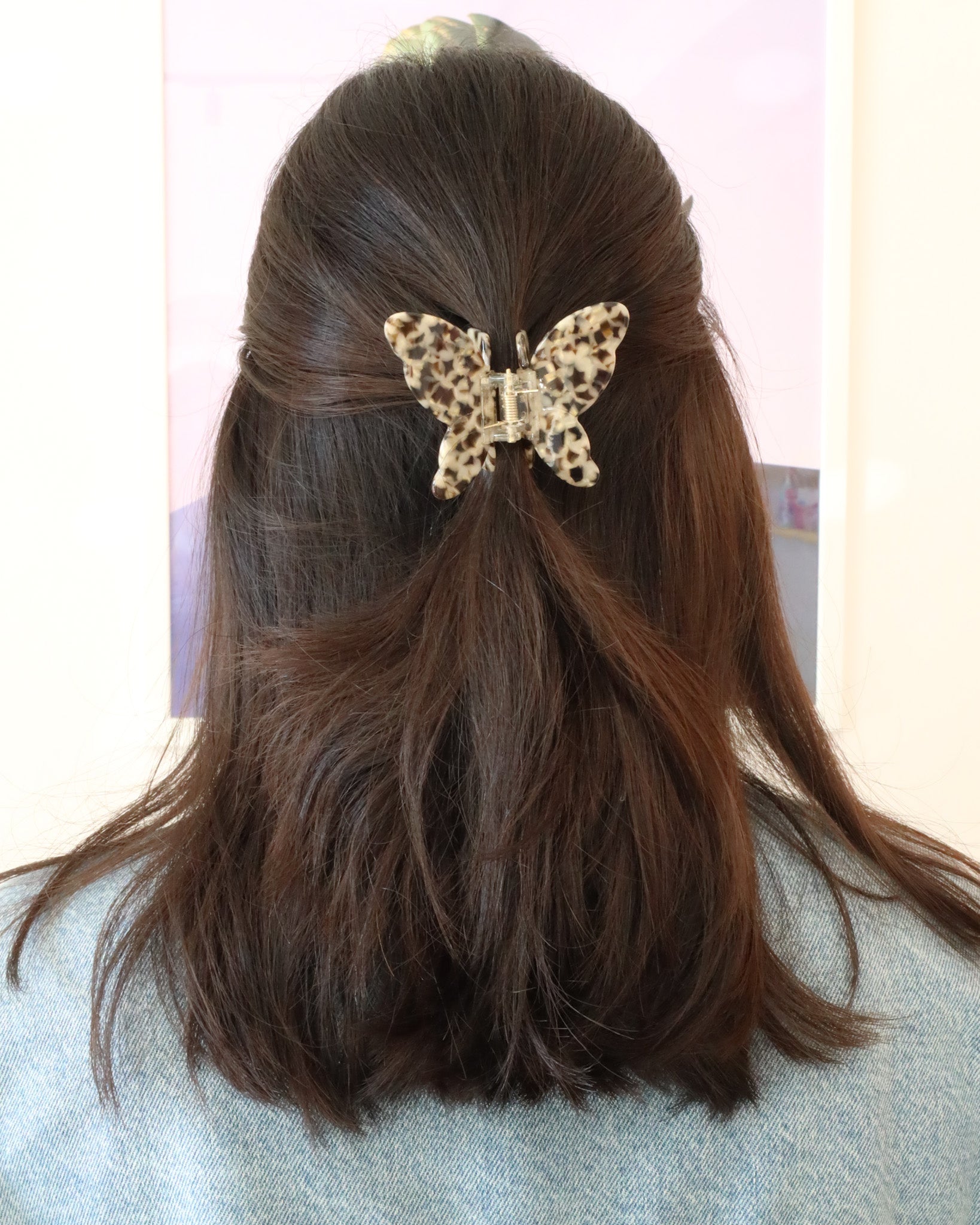 Butterfly Beige Hairclip