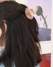 Scallop Mottled Hairclip