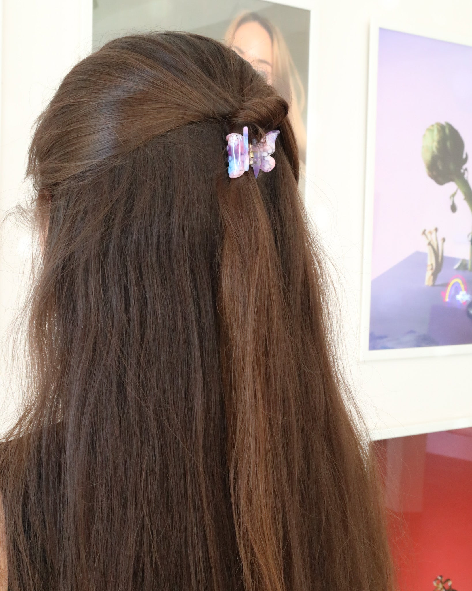 Baby Butterfly Purple Hairclip