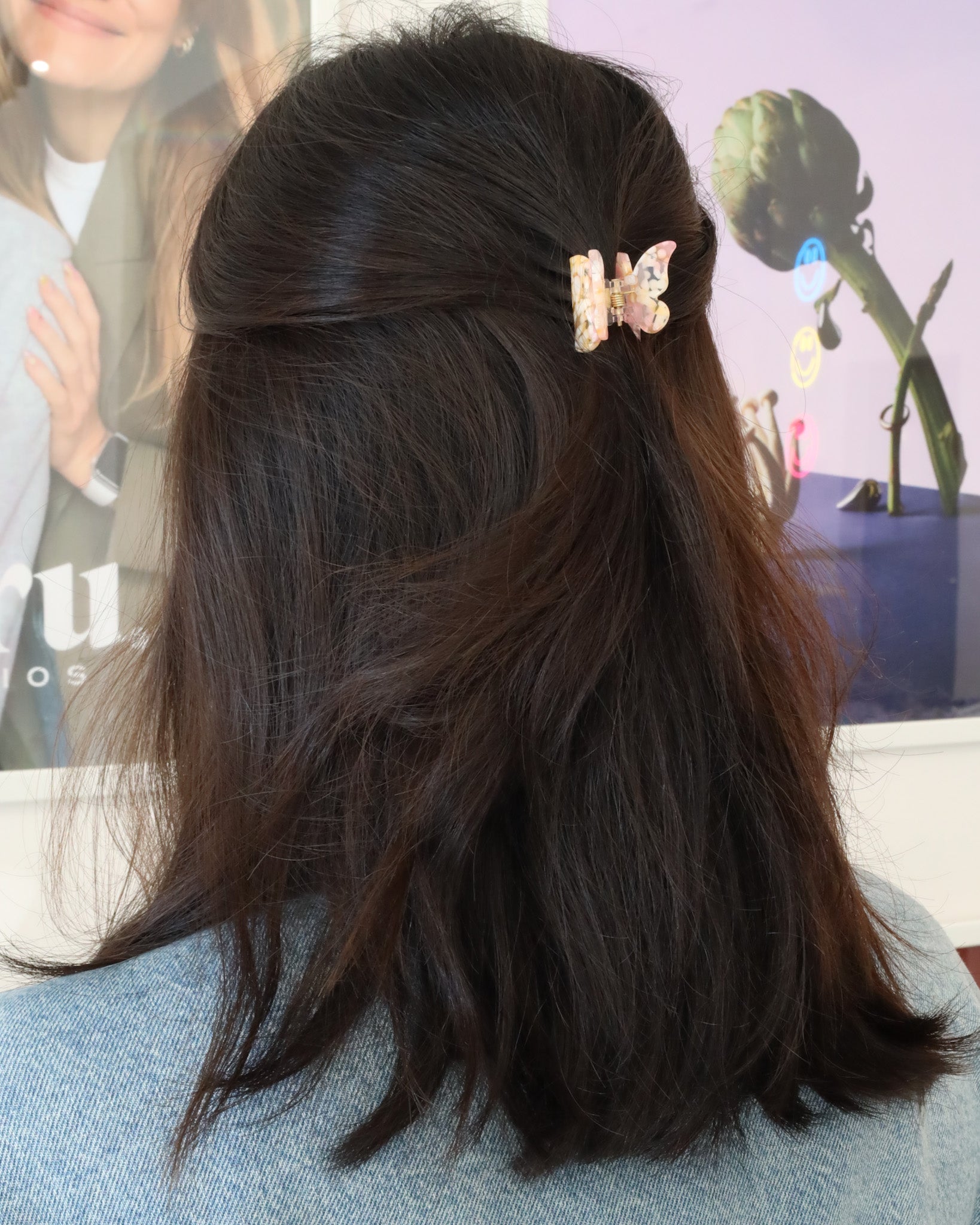 Baby Butterfly Rose Hairclip