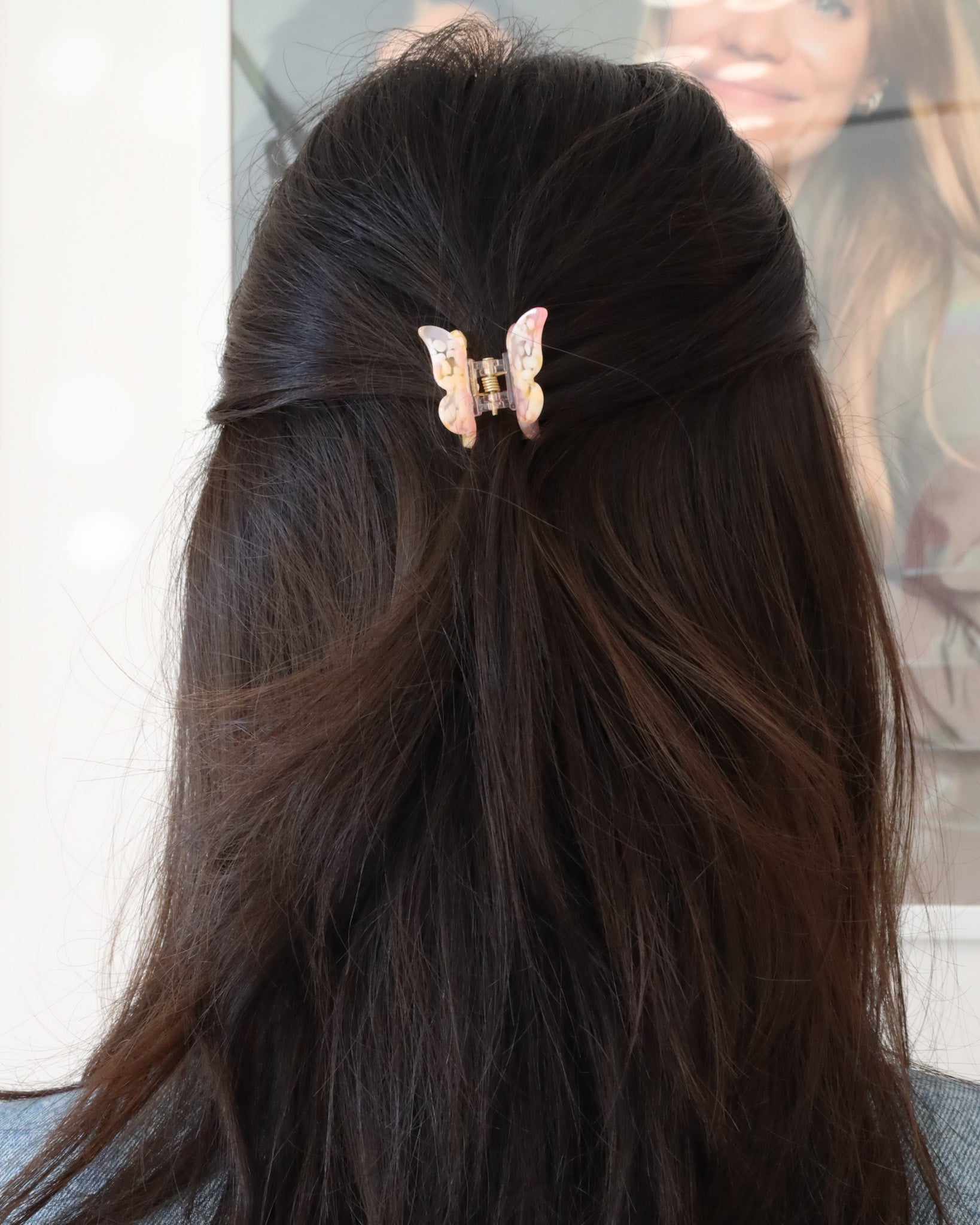 Baby Butterfly Rose Hairclip