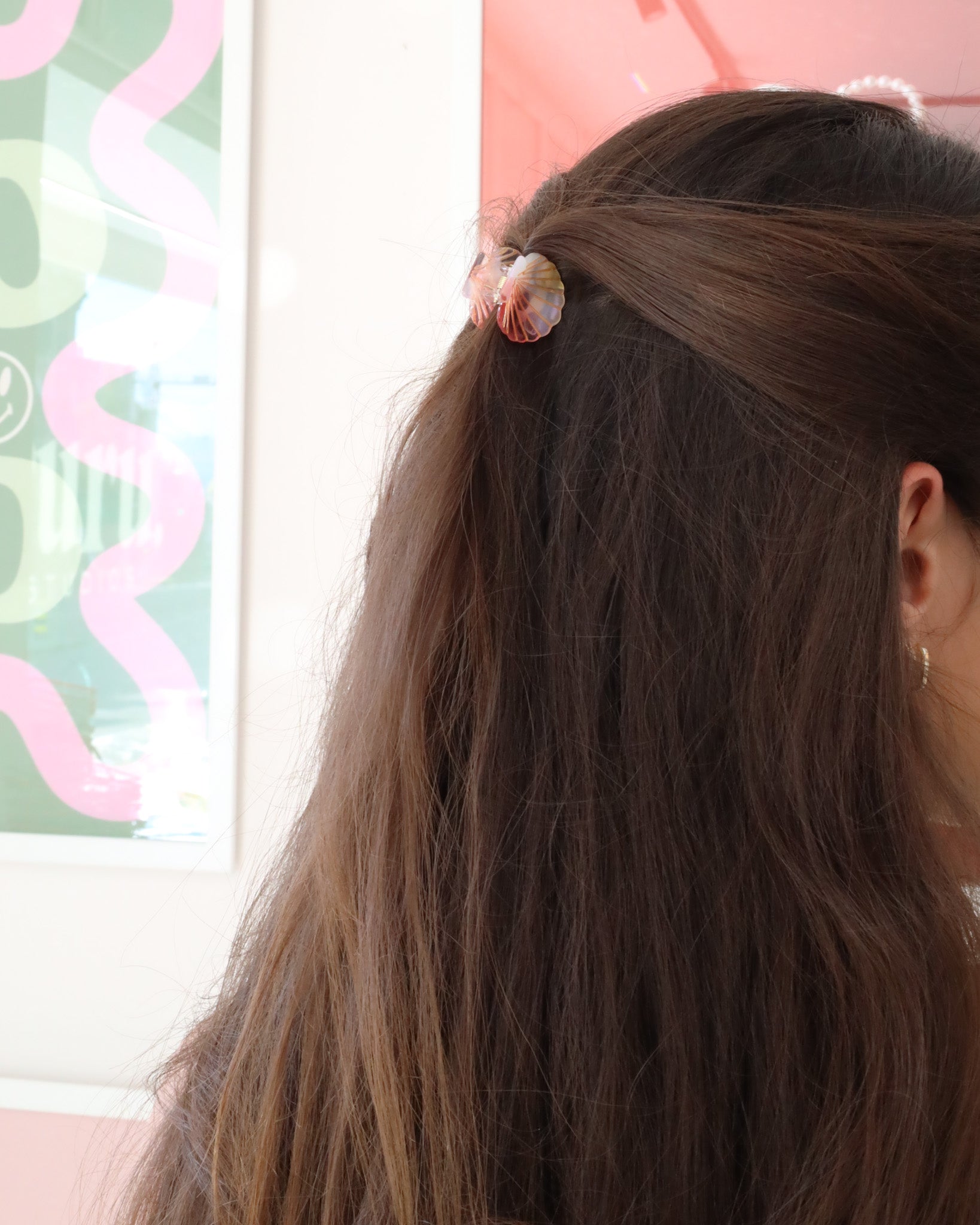 Shelly Pink Hairclip