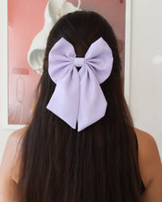 Bow Large Lavender Hairclip