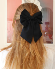 Bow Large Black Hairclip