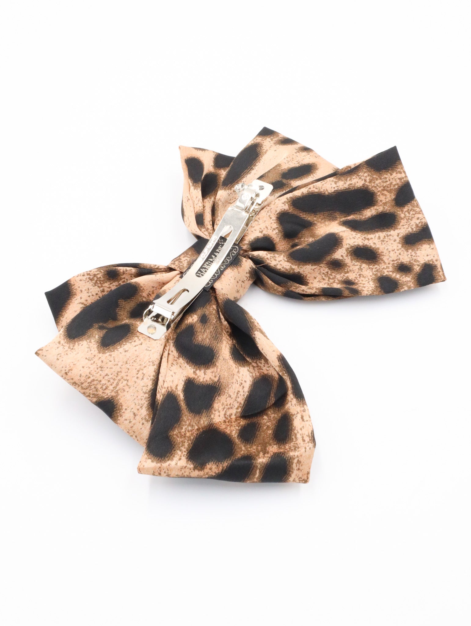 Bow Leo Brown Hairclip