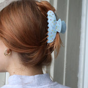 Celosia Blue Hairclip