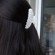 Celosia White Hairclip
