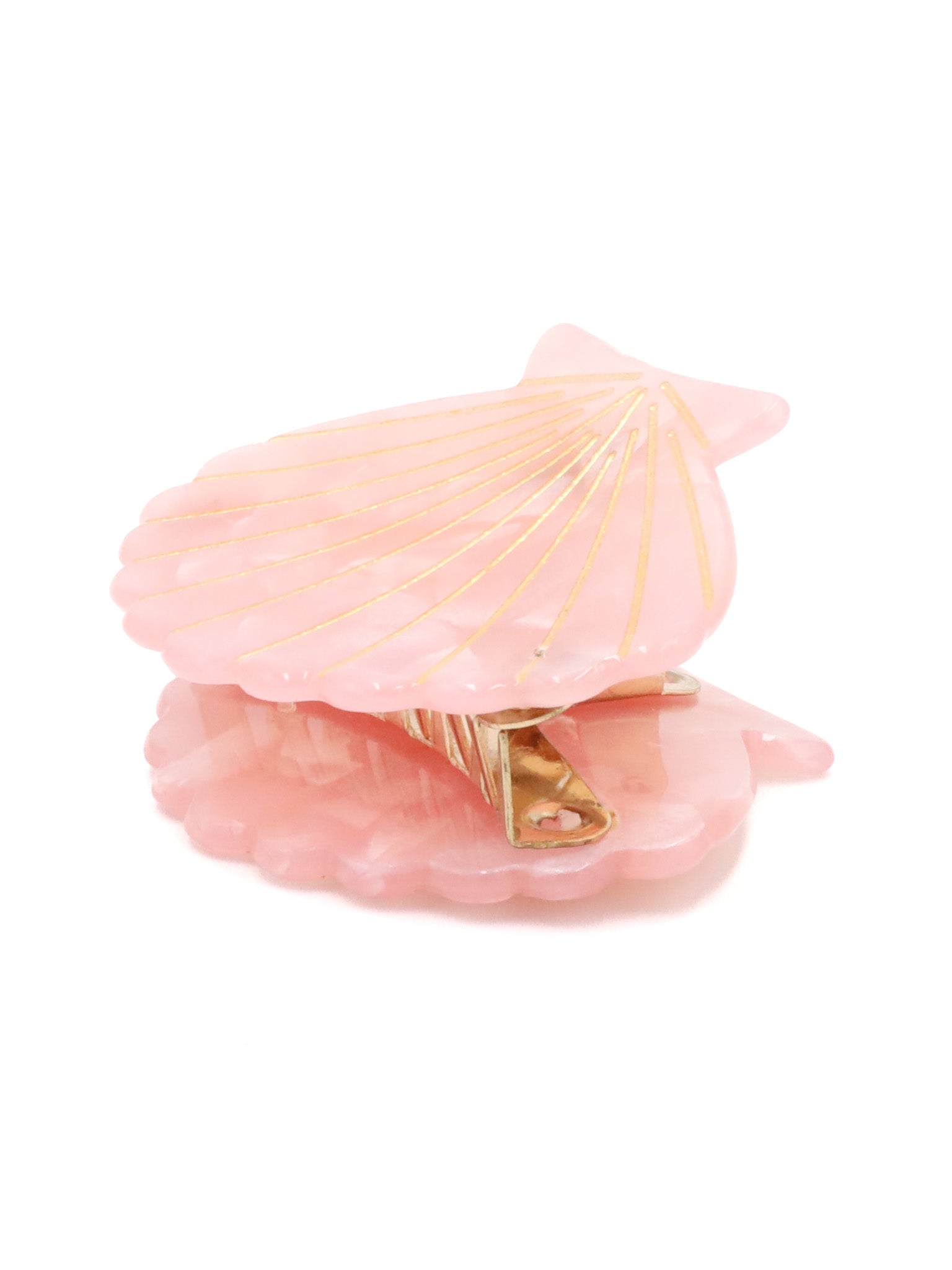 Scallop Pink Hairclip