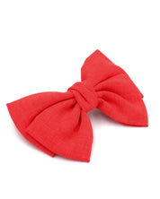 Bow Medium Red Hairclip