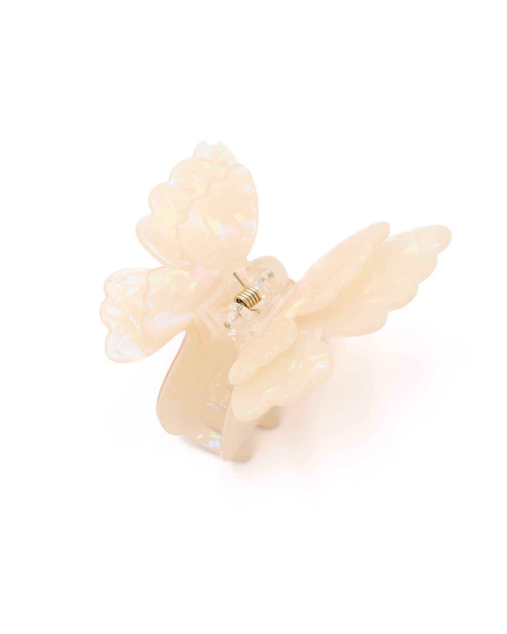 Mariposa Cream Hairclip