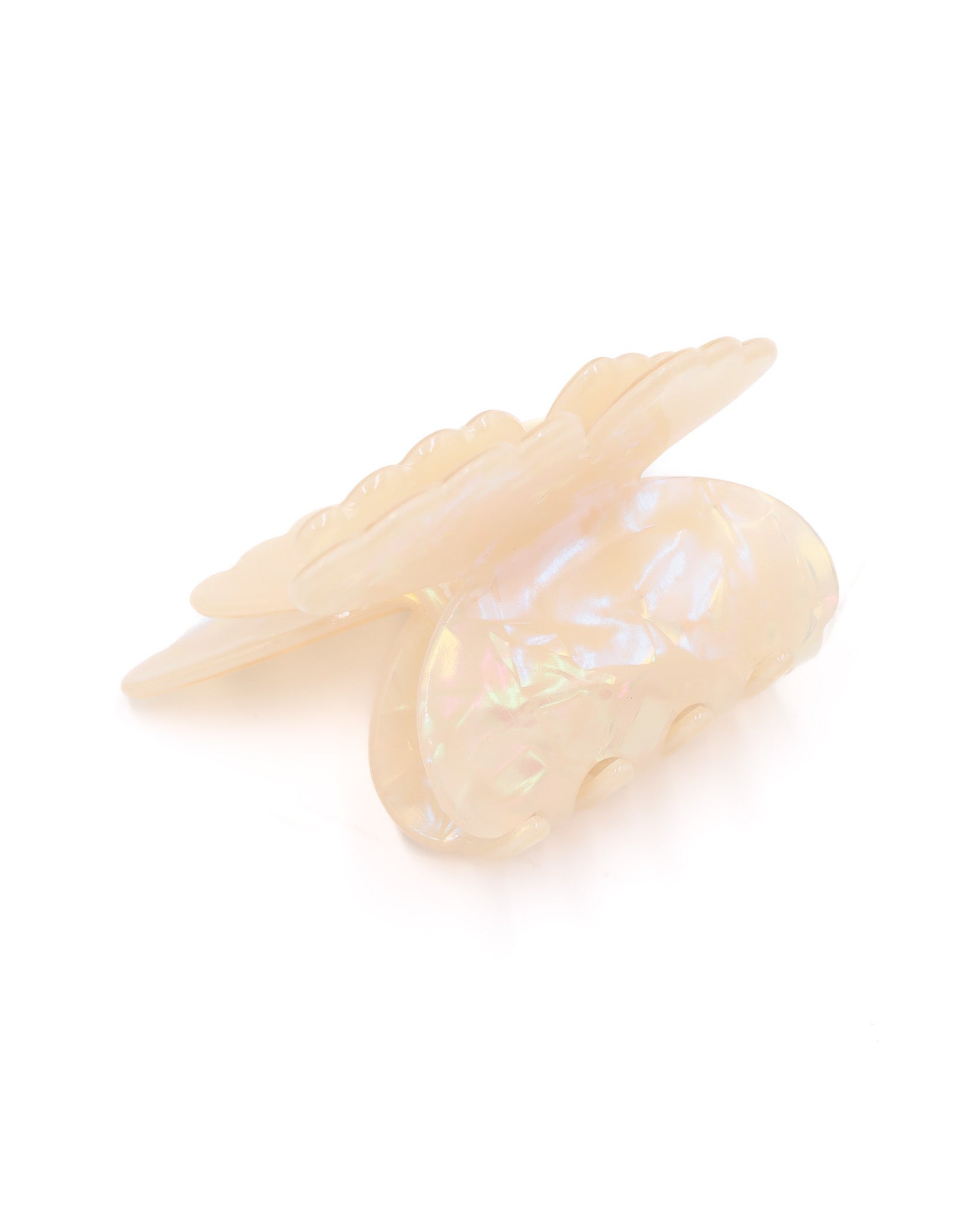 Mariposa Cream Hairclip