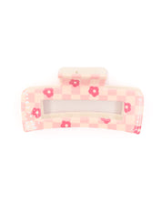 Avalon Pink Checks Hairclip