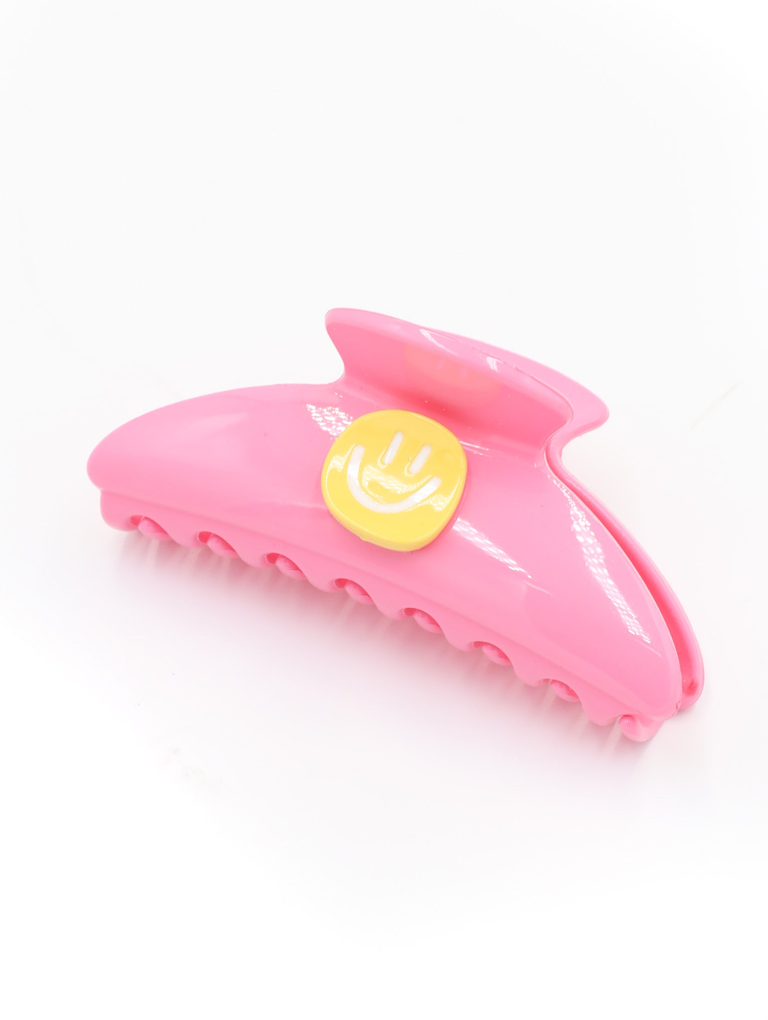 Audie Pink Smiley Hairclip