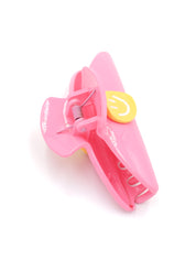 Audie Pink Smiley Hairclip