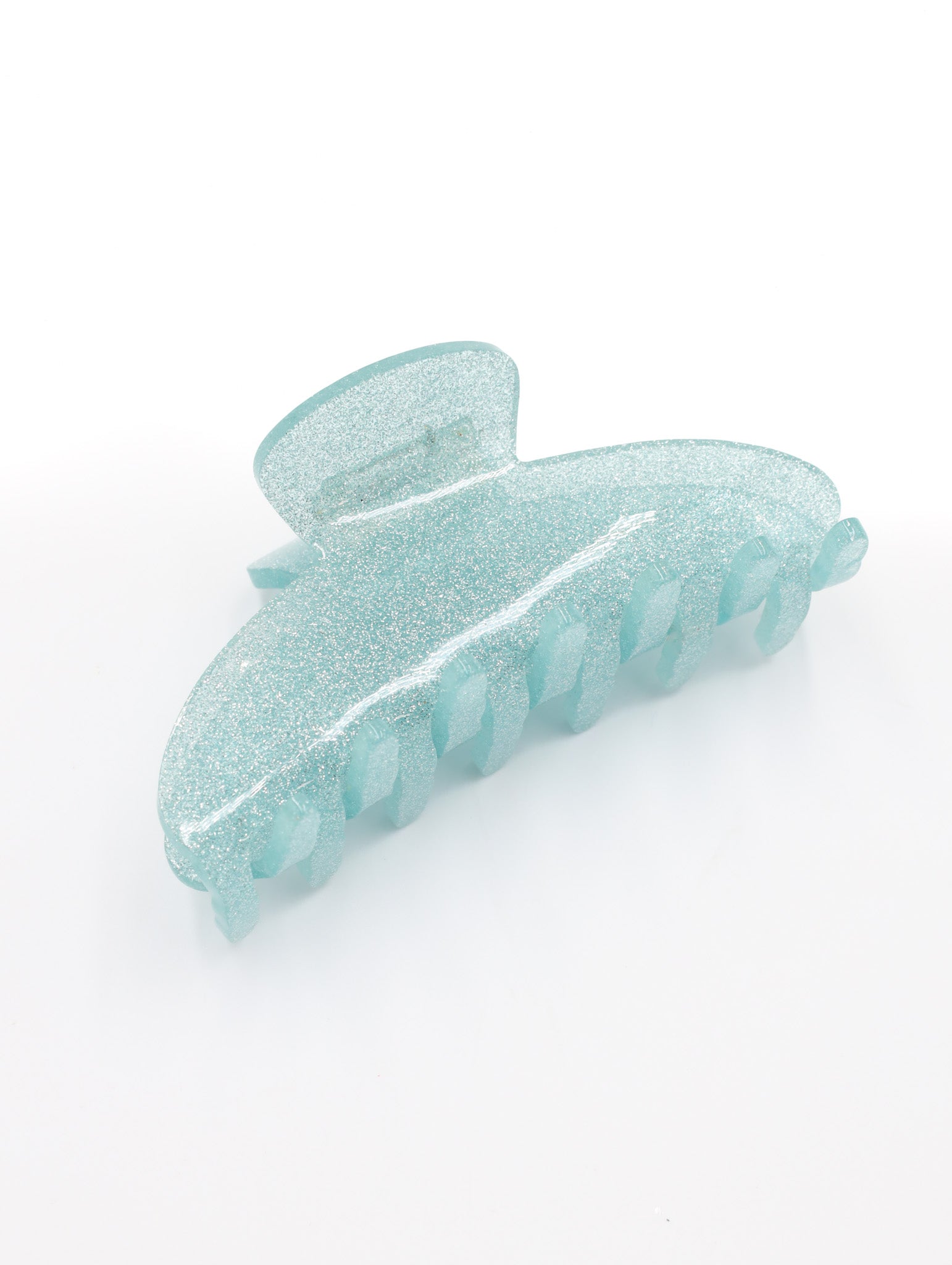 Brea Blue Glitter Hairclip