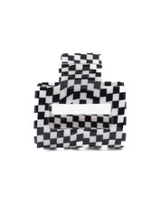 Louie Black Check Hairclip