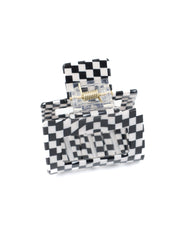 Louie Black Check Hairclip