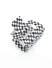 Louie Black Check Hairclip