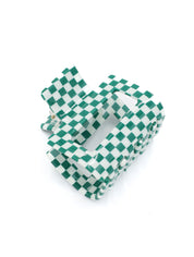 Louie Green Check Hairclip