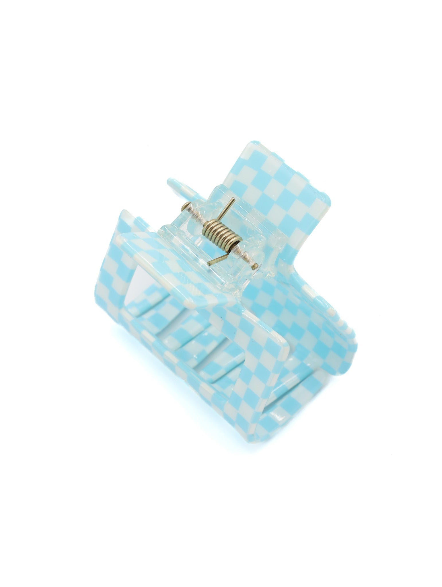 Louie Sky Check Hairclip