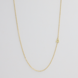 Side Letter Necklace