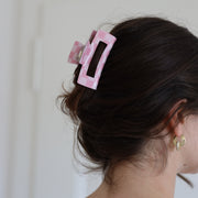 Chantria Pink Check Hairclip