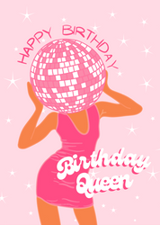 "Birthday Queen" Card