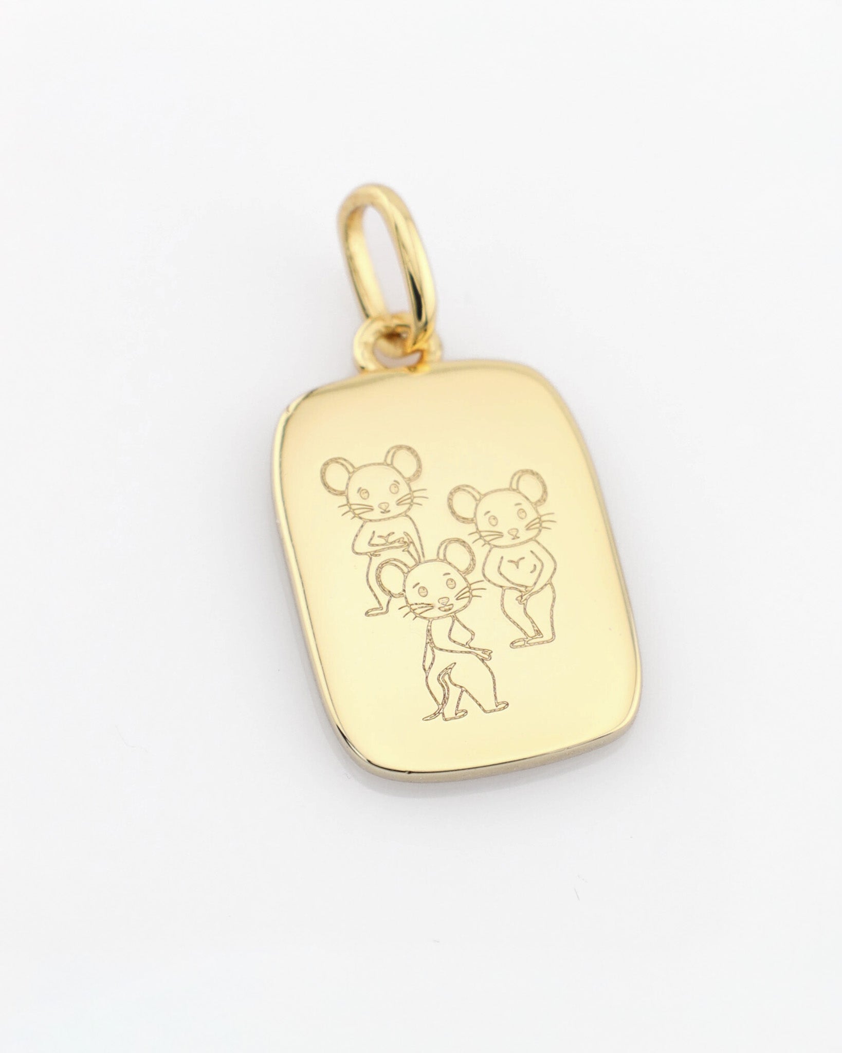 Drüü blutti Müüs Anhänger