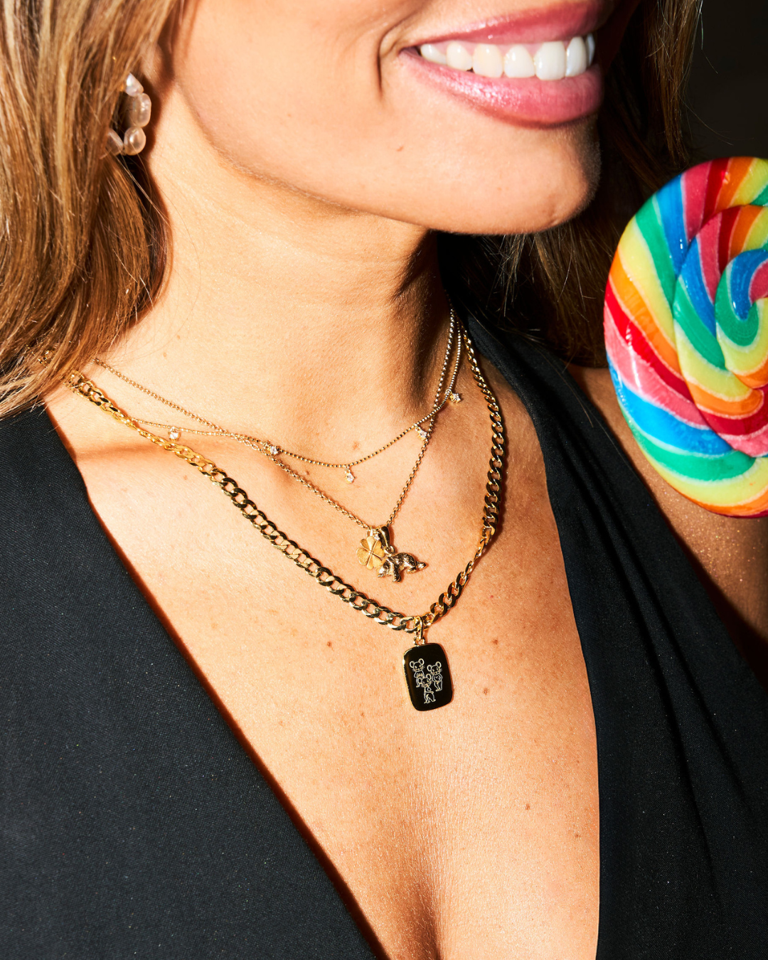 Drüü blutti Müüs Anhänger