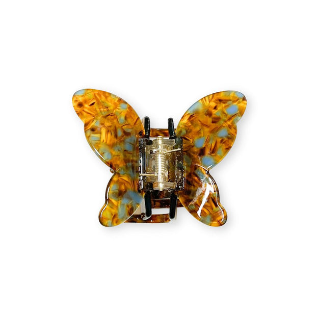 Butterfly Amber Hairclip