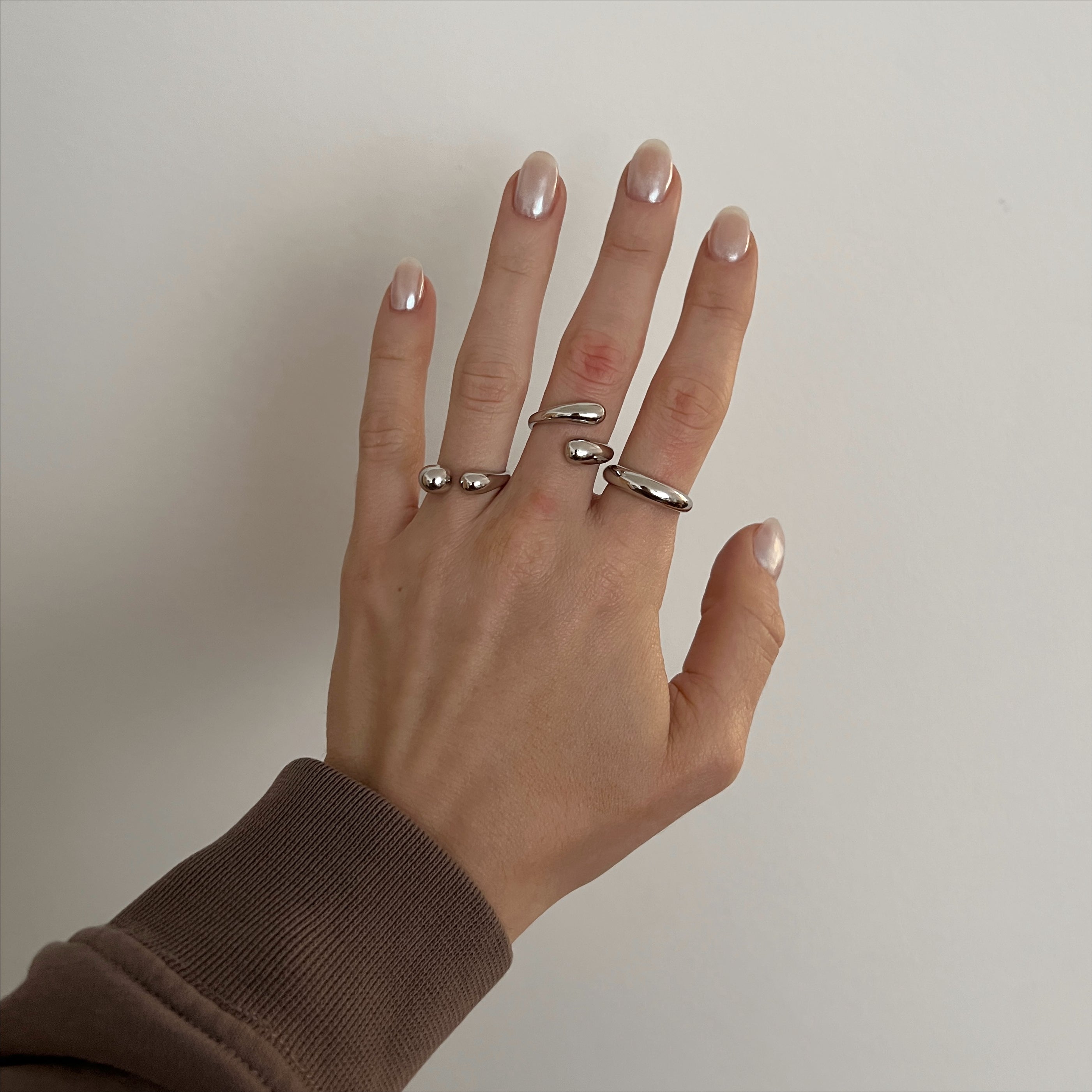 【HYERES LOR】22SS★ Noailles color Silver ring Buy Artisan Crafted Larimar Ring in Sterling Silver (Size